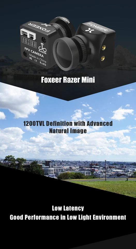 Камера FPV Foxeer Razer Mini 1200TVL аналогова для FPV-дронів